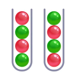 Symbol von Bälle sortieren: Farbpuzzle